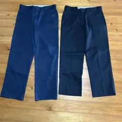Dickiesディッキーズ874オリジナルフィットW36ブラック×ネイビーセット