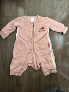 CONVERSE ロンパース 赤いスニーカー刺繍　コンバース