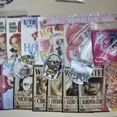 ワンピースグッズ フィルムRED ウタ 入場者特典（ポストカード、シール）