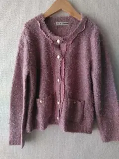 ＶＩＳ カーディガン　ピンク