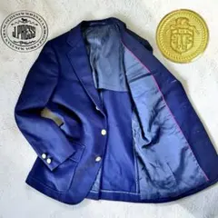 極美品 ✨J.PRESS 紺ブレ 金ボタン 段返り テーラードジャケットネイビー