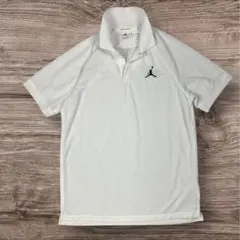 【美品】JORDAN GOLF ゴルフ DRI-FIT ポロシャツ ホワイト M