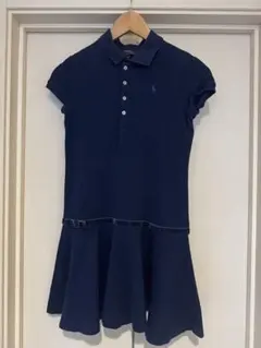 Polo Ralph Lauren ネイビー 半袖ポロドレス