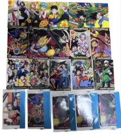 ジャンプ40周年 ワンピース ドラゴンボール ウエハースカード 5点