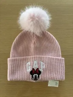 新品未使用/GAP KIDS/ミニーちゃんニット帽/53-55cm