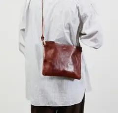 【美品✨】MACULI レザー ショルダーバッグ ブラウン 値下げ交渉️⭕️