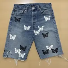 chrome hearts mattyboy ハーフパンツ　ブルー　希少 chrome hearts mattyboy ハーフパンツブルー希少