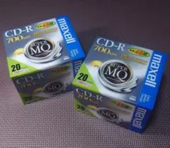 maxell CD-R 700MB 20枚パック 2個セット