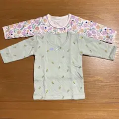 ふんわりあったか ニッモキルト 長袖シャツ 2枚組