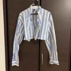 H&M クロップドシャツ S