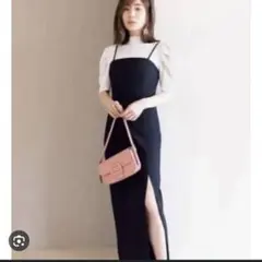 田中みな実 スリットタイトキャミワンピース[ai15]