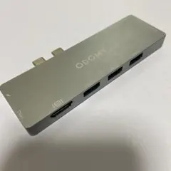 ODOMY 4ポートUSB-Cハブ SDカードリーダー付き　MAC