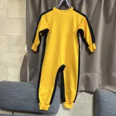 黄色と黒のロンパース 約100㌢