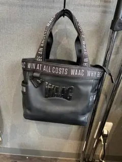 WAAC ブラック トートバッグ