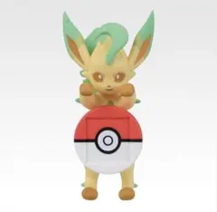 ポケモン　一番くじ　F賞　街歩きちらりんフレンズ リーフィア