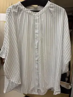 SHOO・LA・RUE ストライプ柄 ブラウス