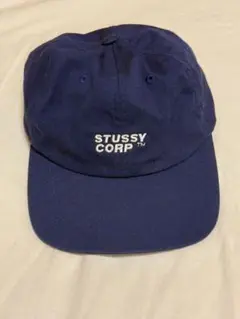 STUSSY ネイビーキャップ