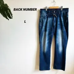 バックナンバー Bull ドローストリング ストレートデニムパンツ ジーンズ Lのサムネイル
