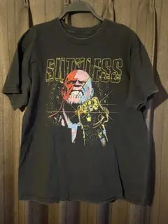 RUTHLESS グラフィック Tシャツ ブラックアベンジャーズ　サノス