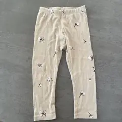 オーガニックズーorganiczoo スパッツコットンフラワー　1-2y