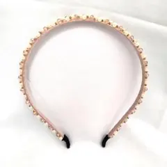 パール＆ビジュー カチューシャ ブライダル 結婚式 パーティー ヘアアクセサリー