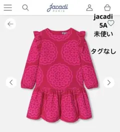 新品　Jacadi × LIBERTY コラボ 花柄　花柄 ワンピース　5A 新品 Jacadi × LIBERTY コラボ 花柄 花柄 ワンピース 5A