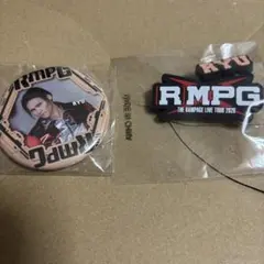 RAMPAGE RYU 龍　缶バッジ　ラバーバッジ