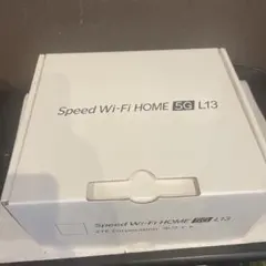 新品未使用Speed Wi-Fi HOME 5G L13 ホワイト