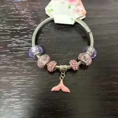 マーメイドテールチャーム付きブレスレット