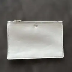 TOM FORD ホワイトレザーポーチ