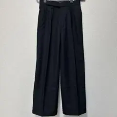 ユニクロ　UNIQLO U ウールブレンドタックパンツ