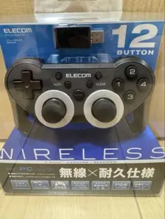 エレコム ゲームパッド ワイヤレス接続 JC-U3412SBK