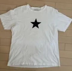 agnès b. ホワイト Tシャツ 星形プリント