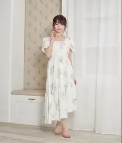 herlipto Spring Bouquet Satin Dress M - メルカリ