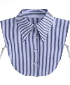 ストライプ つけ襟 襟周り40.5cm