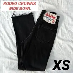RODEO CROWNS ブラックストレートデニム