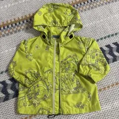 【美品】hakka baby 蛍光グリーン ジャケット 80サイズ
