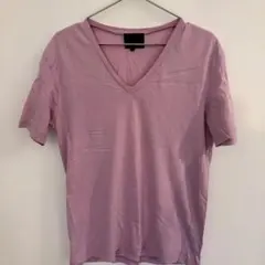 norikoike VネックTシャツ メンズ パープル L