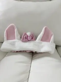 ディズニーマリーちゃんカチューシャ ホワイト・ピンク