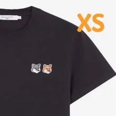 正規品タグ付Maison Kitsune メゾンキツネ Tシャツ XS ブラック