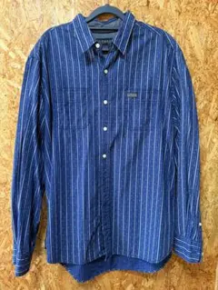 U.S. POLO ASSN. 長袖シャツ ブルーストライプ