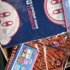 一番くじカービィのタオル3枚とクリアファイル2枚セットです。