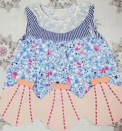 baby cheer　ベイビーチアー　ワンピース　チュニック　90cm【美品】のサムネイル