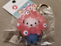 【特典付き】ミャクミャク なりきり立体マスコットキーホルダー ポチャッコクリア
