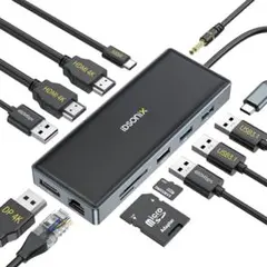 在庫処分iDsonix12 in 1 USB C ドッキング ステーション