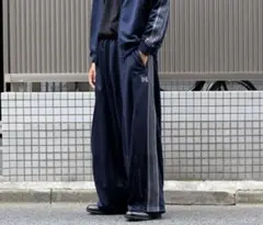 Needles ネイビー トラックパンツ M M beams japan needles トラックパンツ最新作ニードルズ