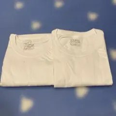 Mサイズ 肌着半袖 白 2枚 OMNES ホワイト Tシャツ 2枚セット