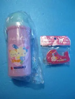 ウサハナ◎テープカッター＆水筒◎サンリオUSAHANASUZUKIスズキ