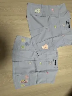 スモック　水色　夏　一宮
