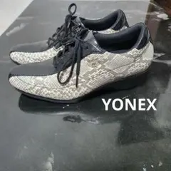 YONEX スニーカー パンプス ウェッジソール 24cm パイソンのサムネイル